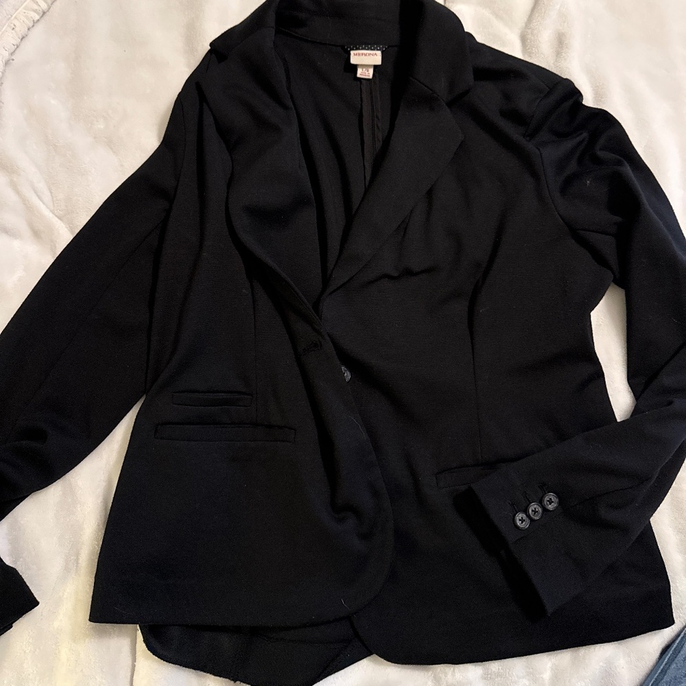 Merona black blazer